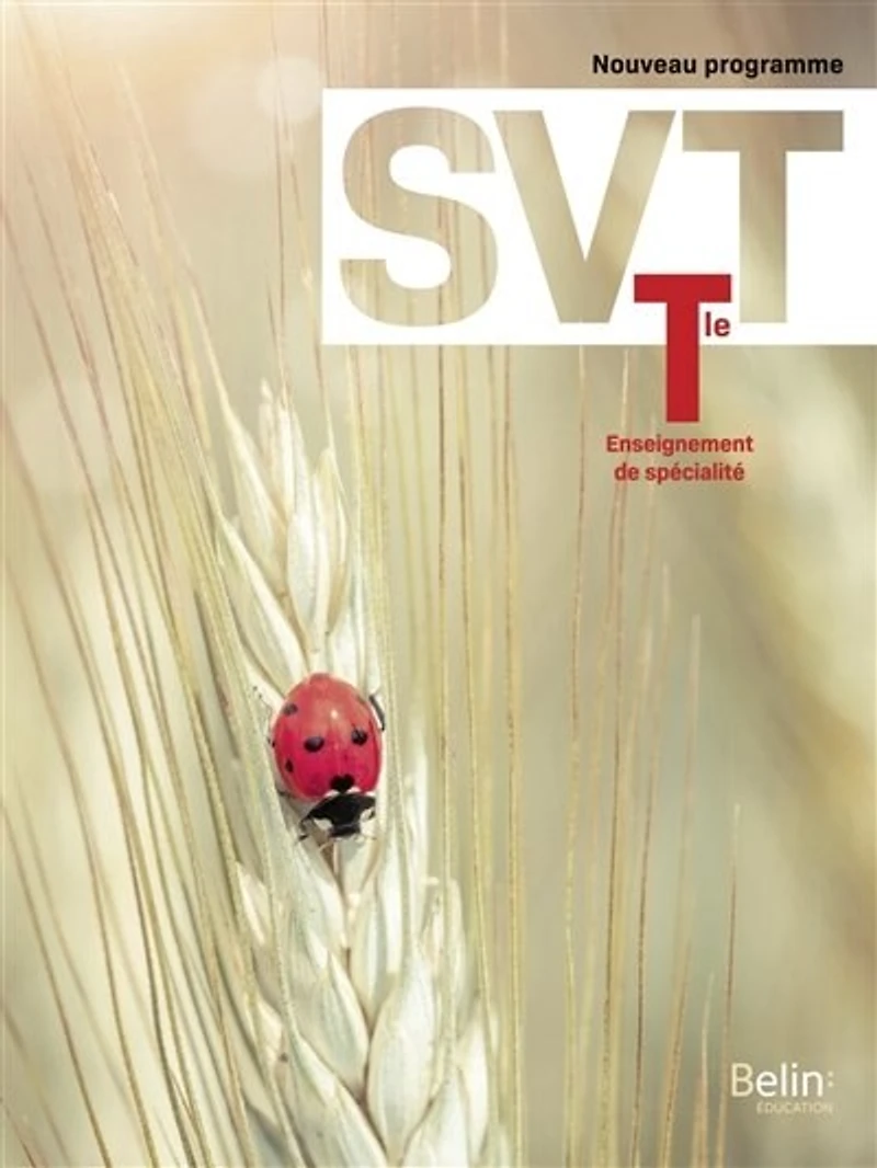 SVT terminale, enseignement de spécialité: nouveau programme