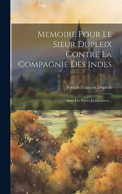 Memoire Pour Le Sieur Dupleix Contre La Compagnie Des Indes: Avec Les Pieces Justificatives...