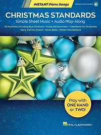 Christmas Standards - Instant Piano Songs: Simple Sheet Music + Audio Play-along