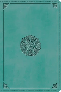 Esv Study Bible, Personal Size (trutone, Turquoise, Emblem Design)