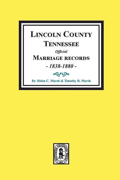 Lincoln County, Tennessee Official Marriages