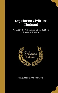 Législation Civile Du Thalmud: Nouveau Commentaire Et Traduction Critique, Volume 4...