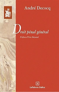 Droit pénal général