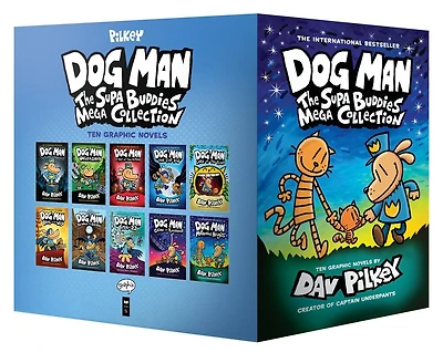 Dog Man: The Supa Buddies Mega Collection: From the Creator of Captain Underpants (Dog Man #1-10 Box Set)