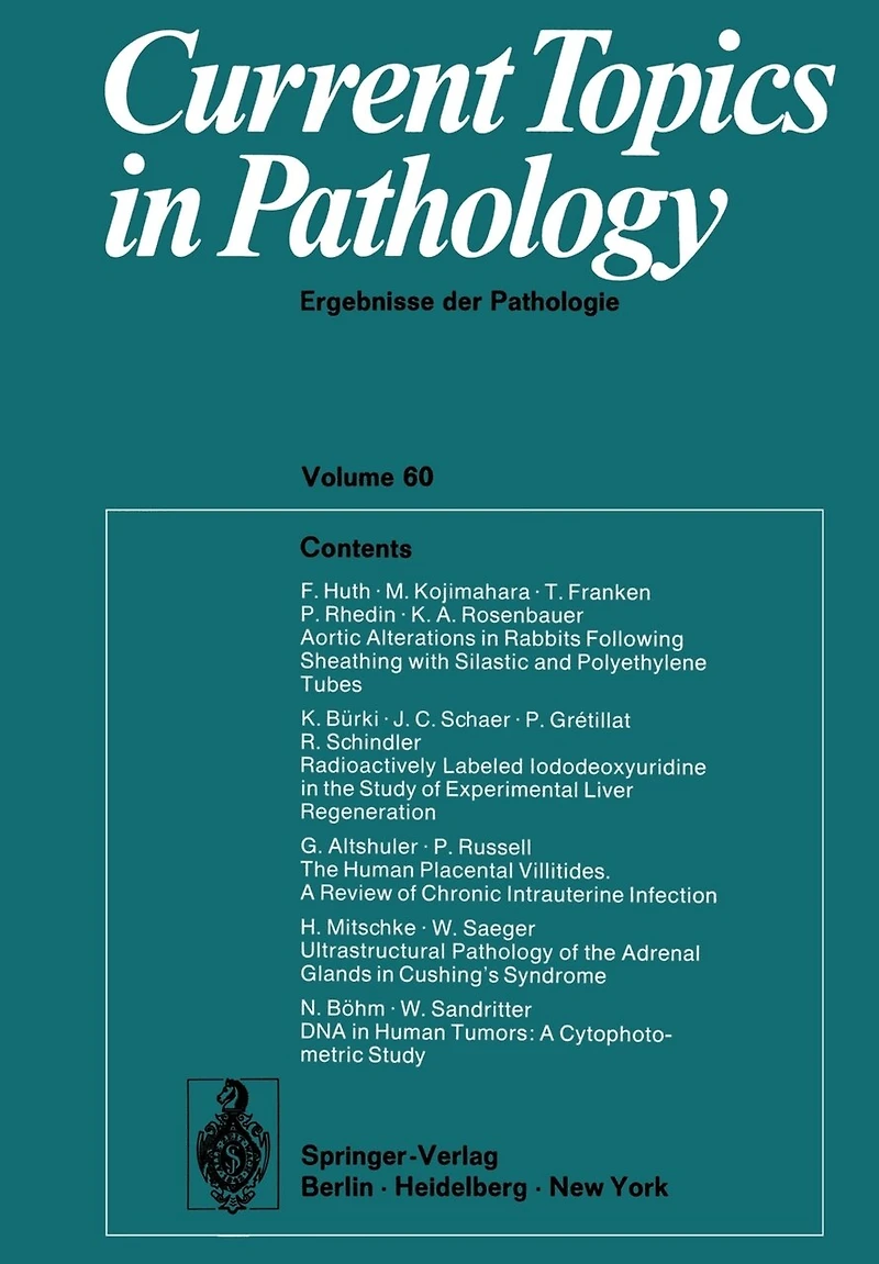 Current Topics Pathology / Ergebnisse der Pathologie