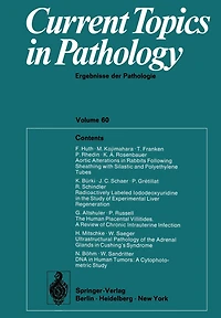 Current Topics Pathology / Ergebnisse der Pathologie