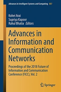 Advances Information And Communication Networks: Proceedings Of The 2018 Future Conference (ficc), Vol. 2