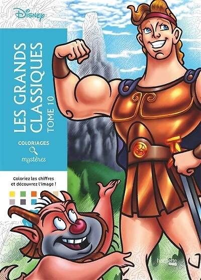 Coloriages mystères Disney Les grands classiques Tome 10