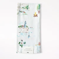 Tea Towel Coloured Toile