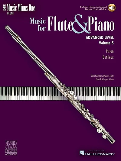 Advanced Flute Solos - Volume 5: Music Minus One Flute
