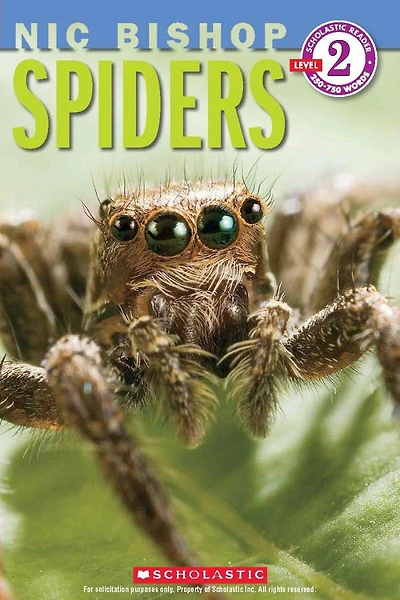 Spiders (Nic Bishop: Scholastic Reader, Level 2)