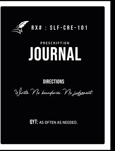 Prescription Journal With Author Intro
