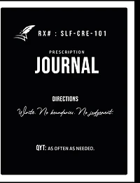 Prescription Journal With Author Intro