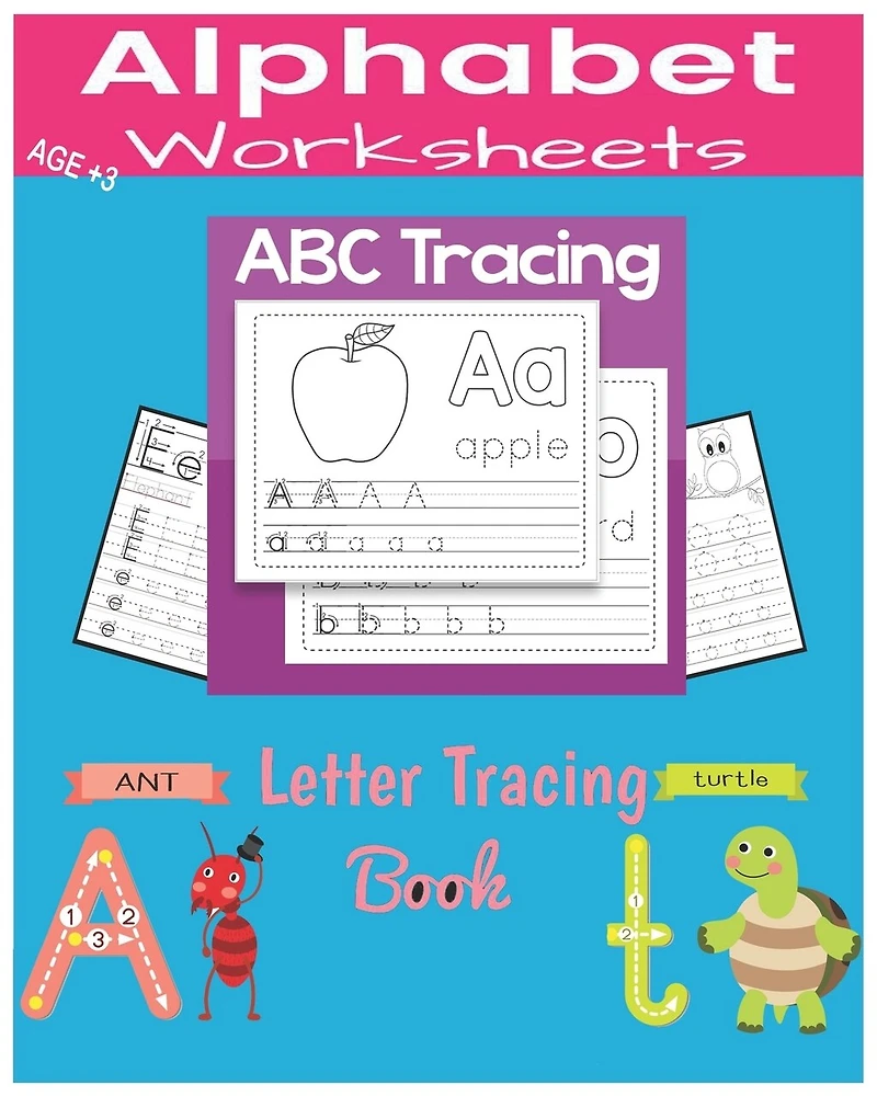 ABC Tracing Lettre Tracing book: Alphabet Handwriting Practice workbook for kids Preschool writing Workbook with Sight words for Pre K, Kindergarten and Kids Ages 3-5. ABC print handwriting book
