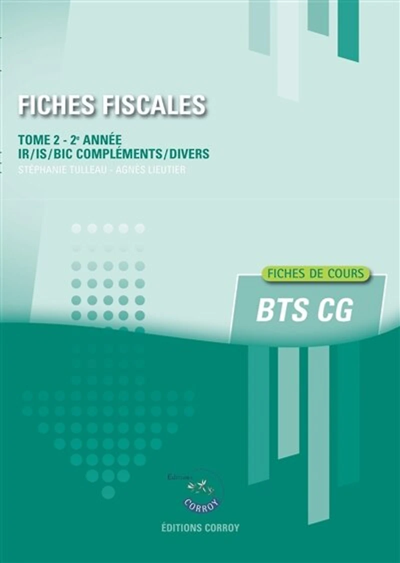 2e année: IR, IS, BIC compléments, divers