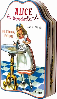 Alice In Wonderland Picture Shape Book