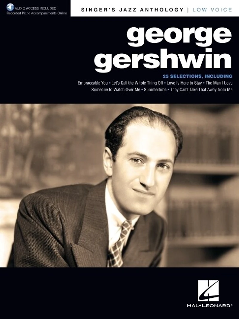 George Gershwin - Singer's Jazz Anthology Low Voice: With Recorded Piano Accompaniments Online
