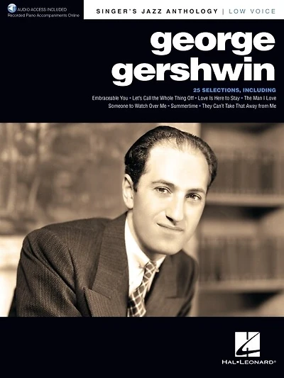 George Gershwin - Singer's Jazz Anthology Low Voice: With Recorded Piano Accompaniments Online