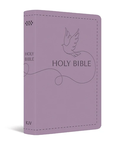 KJV Holy Bible: Deluxe Gift Bible - Lilac Dove: King James Version Bible, Ribbon Marker, Red Letter Edition, Readable Type