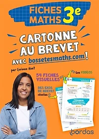 Cartonne au brevet avec bossetesmaths.com !: fiches maths 3e