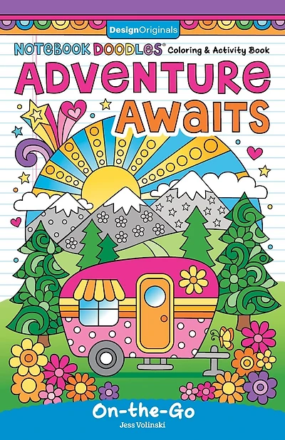 Notebook Doodles Adventure Awaits: Coloring and Activity Book