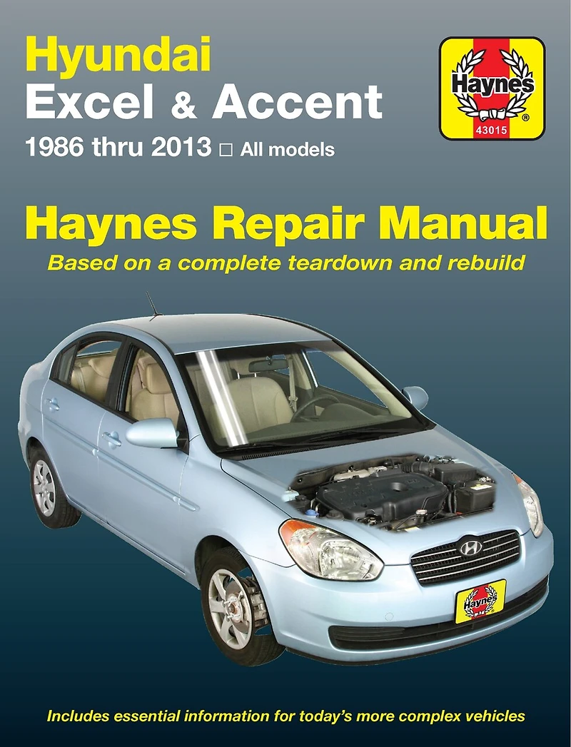 Hyundai Excel & Accent 1986 Thru 2013 Haynes Repair Manual: All Models