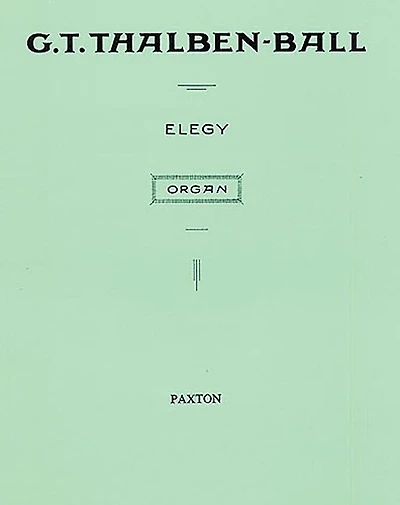 Elegy for Organ