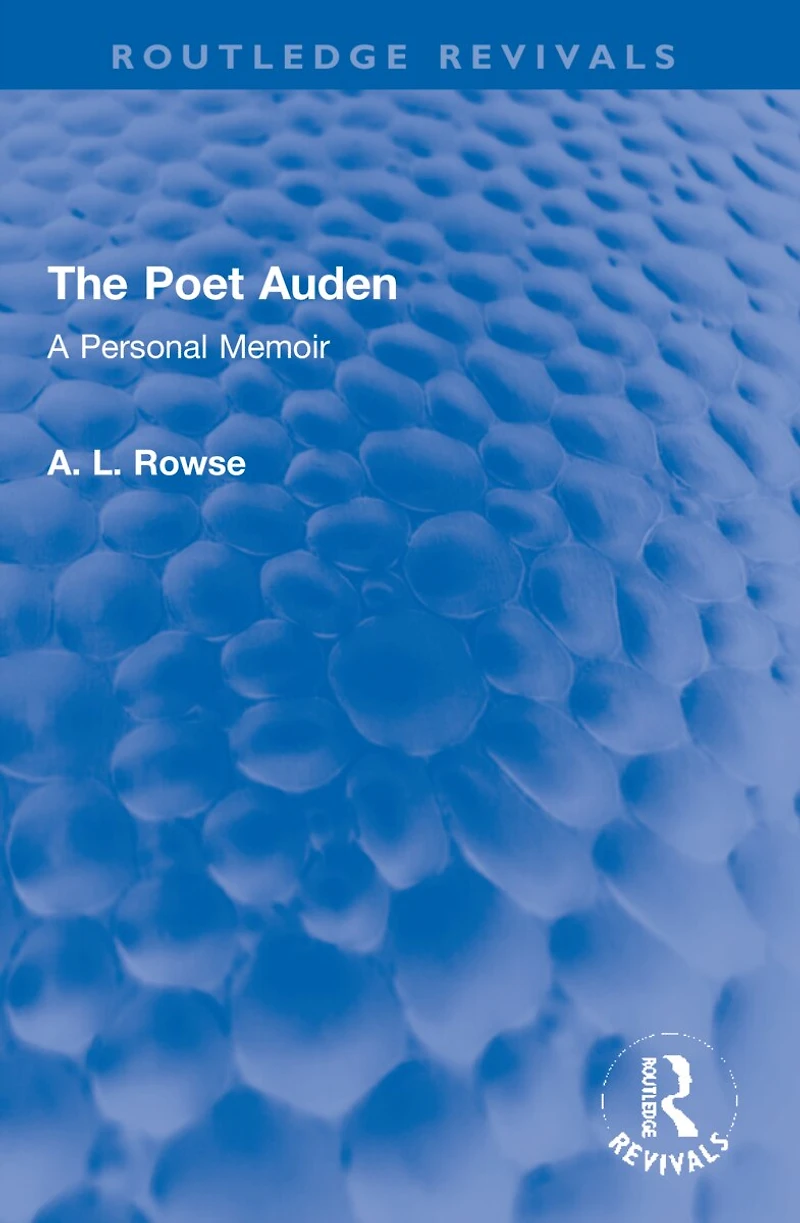 The Poet Auden: A Personal Memoir