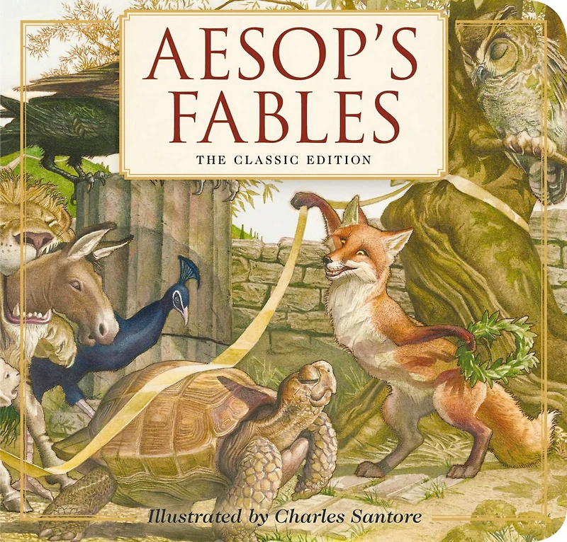 Aesop's Fables Oversized Padded Board Book: The Classic Edition