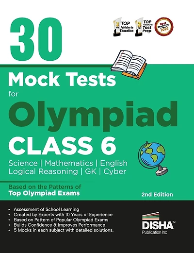 Mock Test Series for Olympiads Class Science, Mathematics, English, Logical Reasoning