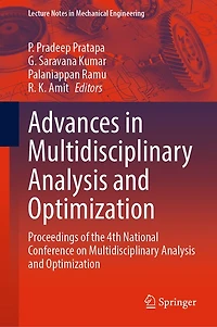 Advances Multidisciplinary Analysis and Optimization: Proceedings of the 4th National Conference on Optimization