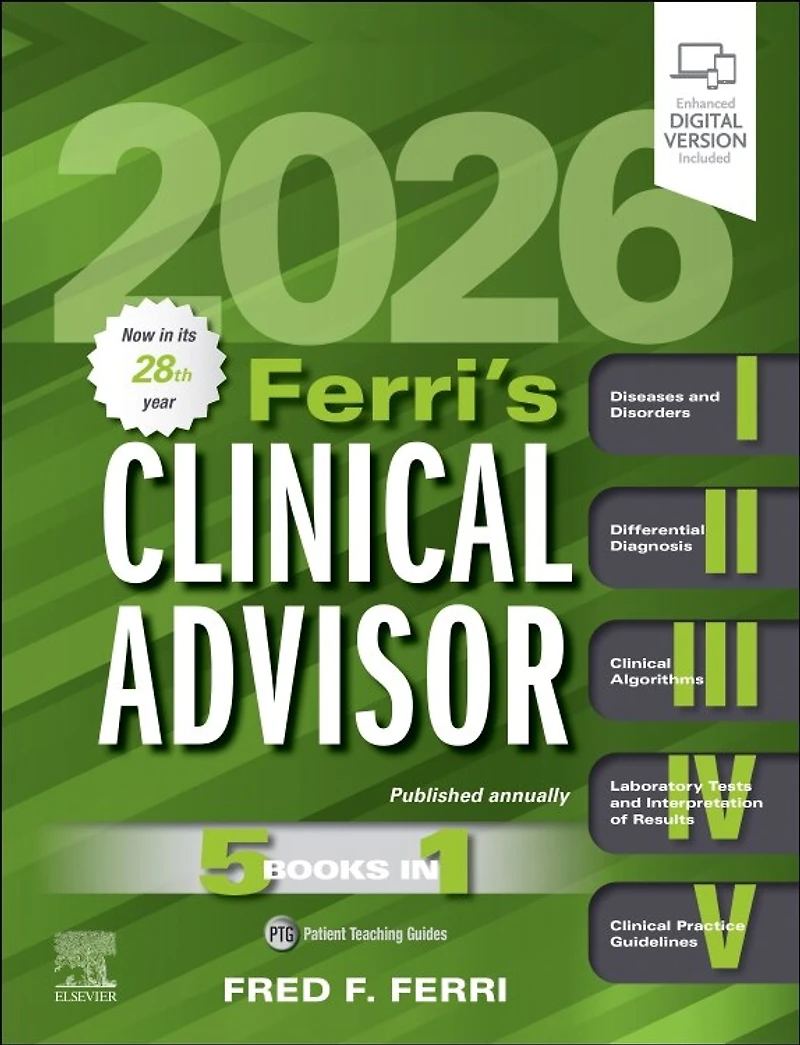 Ferri's Clinical Advisor 2027: 5 Books 1