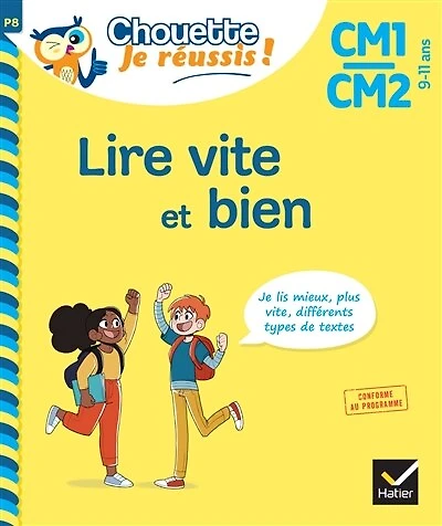 Lire vite et bien CM1, CM2, 9-11 ans: je lis mieux, plus vite, différents types de textes