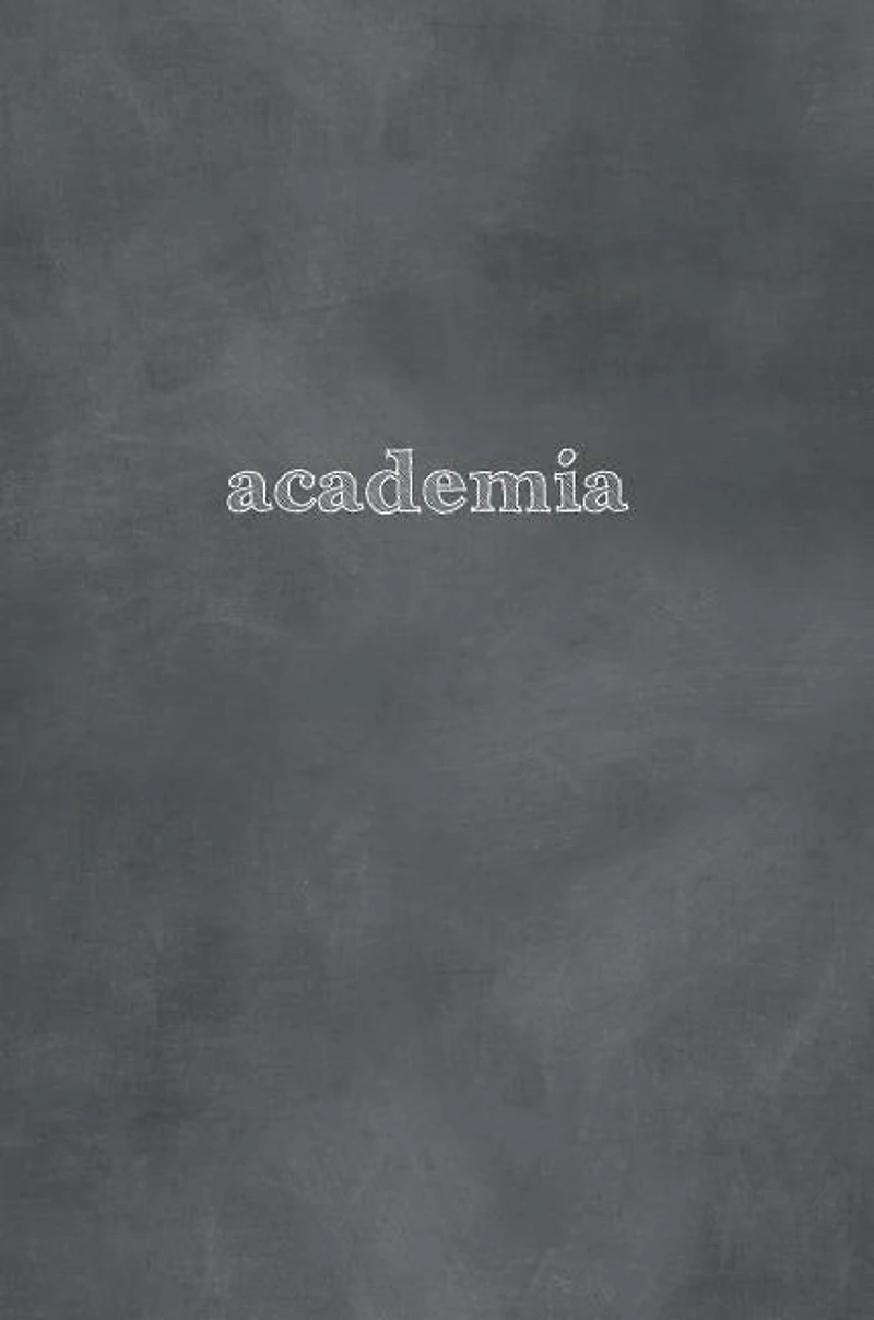 ACADEMIA A5 SPRING 2019 Extended Edition: academic planner chalkboard cover