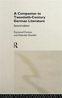 A Companion To Twentieth-century German Literature