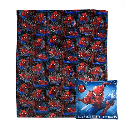 2-Piece Throw and Cushion Set, Marvel Spiderman