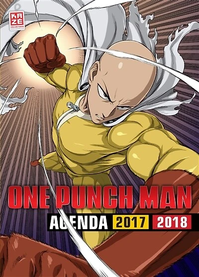 One-punch man: agenda scolaire 2017-2018