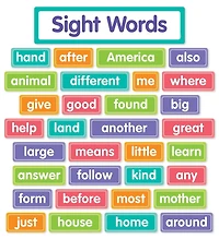 Bulletin Board: More Sight Words