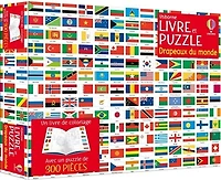Les drapeaux du monde: Coffret livre et puzzle