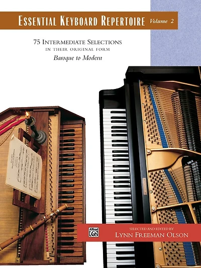Essential Keyboard Repertoire, Vol 2: 75 Intermediate Selections their Original form - Baroque to Modern, Book and CD: