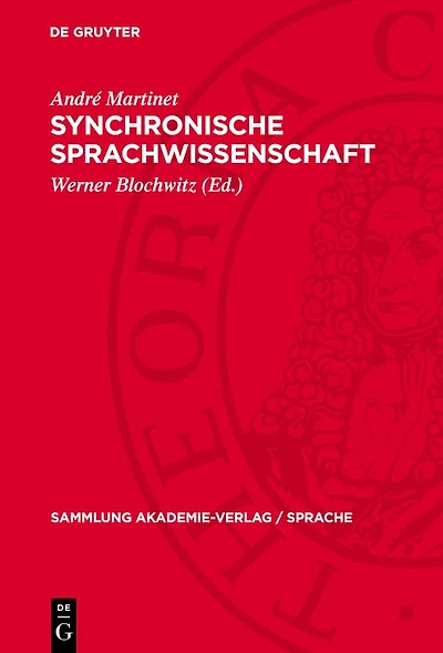 Synchronische Sprachwissenschaft: Studien und Forschungen