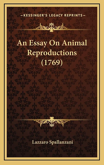 An Essay On Animal Reproductions (1769)