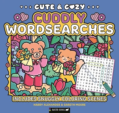Cute & Cozy Cuddly Wordsearches: Includes Snuggly Coloring Scenes