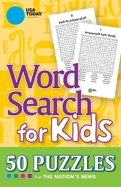 USA TODAY Word Search for Kids: 50 Puzzles