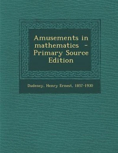 Amusements Mathematics