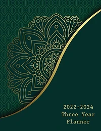 2022-2024 Three Year Planner: 36 Months Calendar Calendar with Holidays 3 Years Daily Planner Appointment Calendar 3 Years Agenda