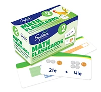 2nd Grade Math Flashcards: 240 Flashcards for Building Better Math Skills (Place Value, Comparisons Rounding, Addition & Subtraction, Fractions, Measurement, Time, Money)