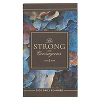 2026 Small Daily Planner Strong and Courageous Josh. 1:9