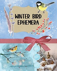 Winter Bird Ephemera Collection: Over 300 Images for Scrapbooking, Junk Journals, Decoupage or Collage Art