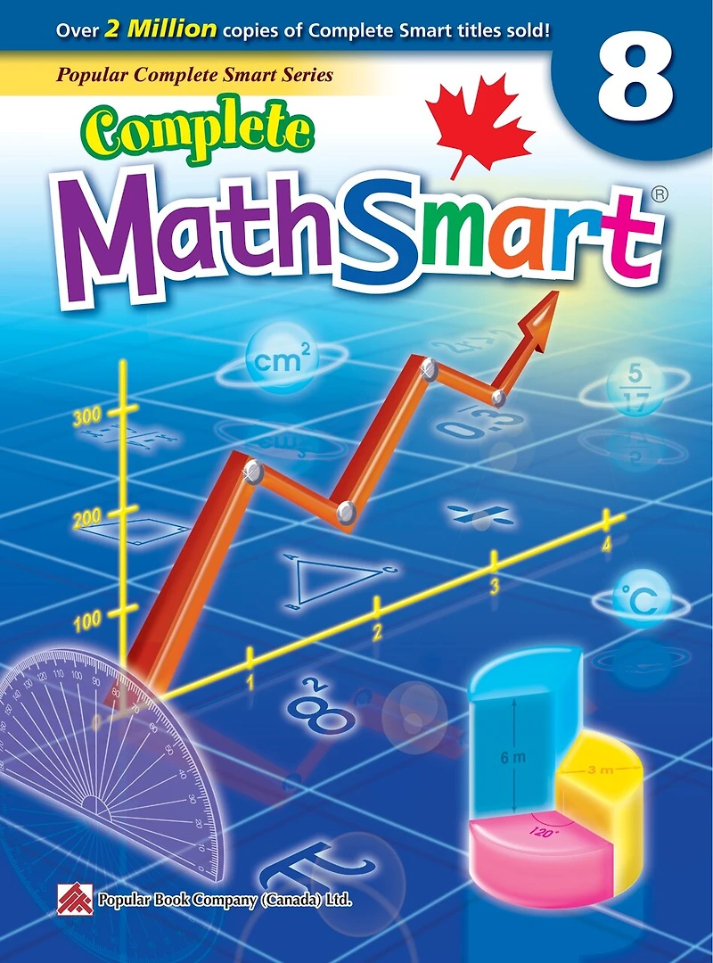 Complete Mathsmart 7: Canadian Curriculum Math Workbook For Grade 7